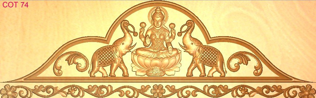 COT DESIGNS - COT-74 Divine Carved Relief CNC Design